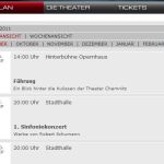 Theater Chemnitz Webseite Relaunch durch Internetagentur Kreado